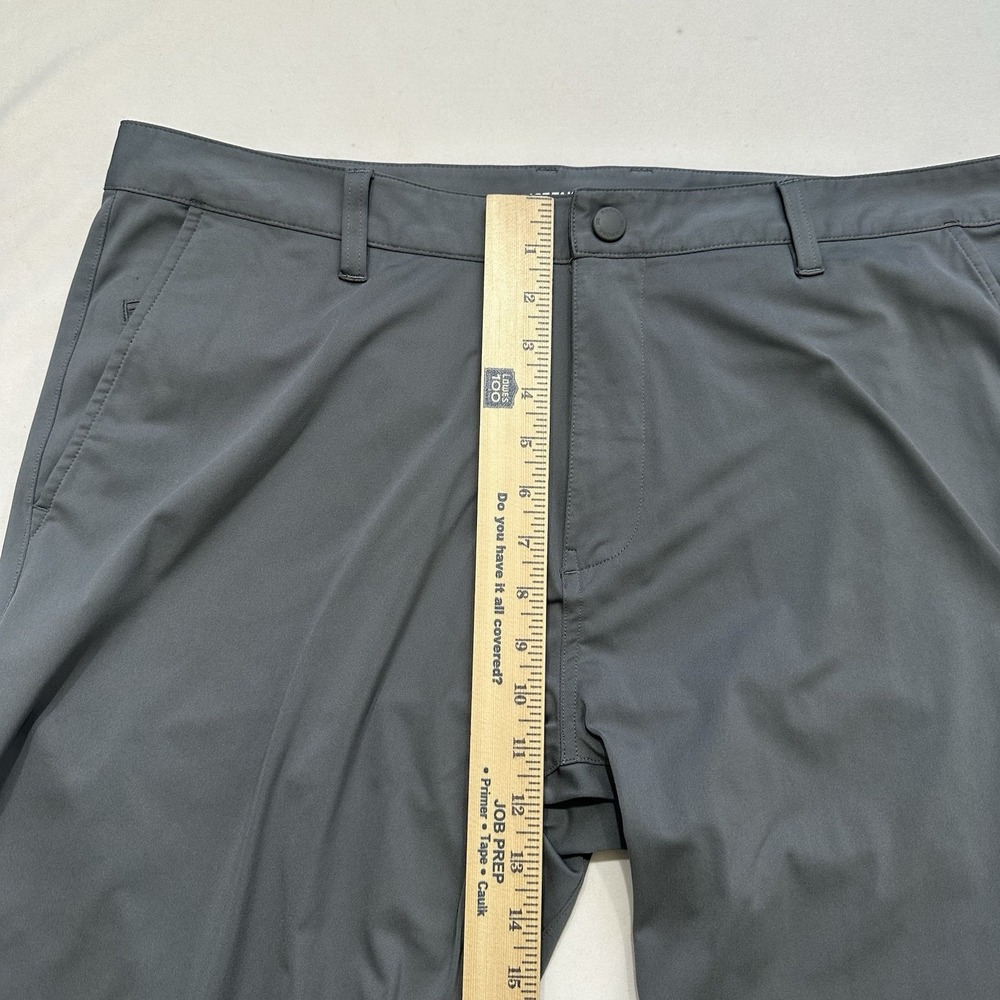 Rhone Commuter Classic Pants Men's 38 Gray Stretch Performance Dress Travel - Picture 12 of 16